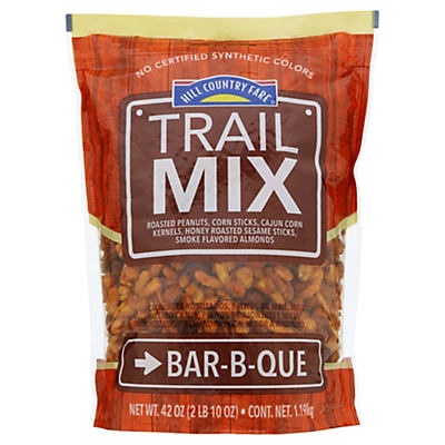 slide 1 of 1, Hill Country Fare BBQ Trail Mix, 42 oz