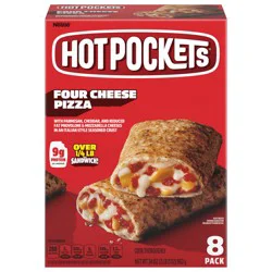 HOT POCKETS Four Cheese Pizza 8-Pack Frozen Sandwiches, 34 oz Box