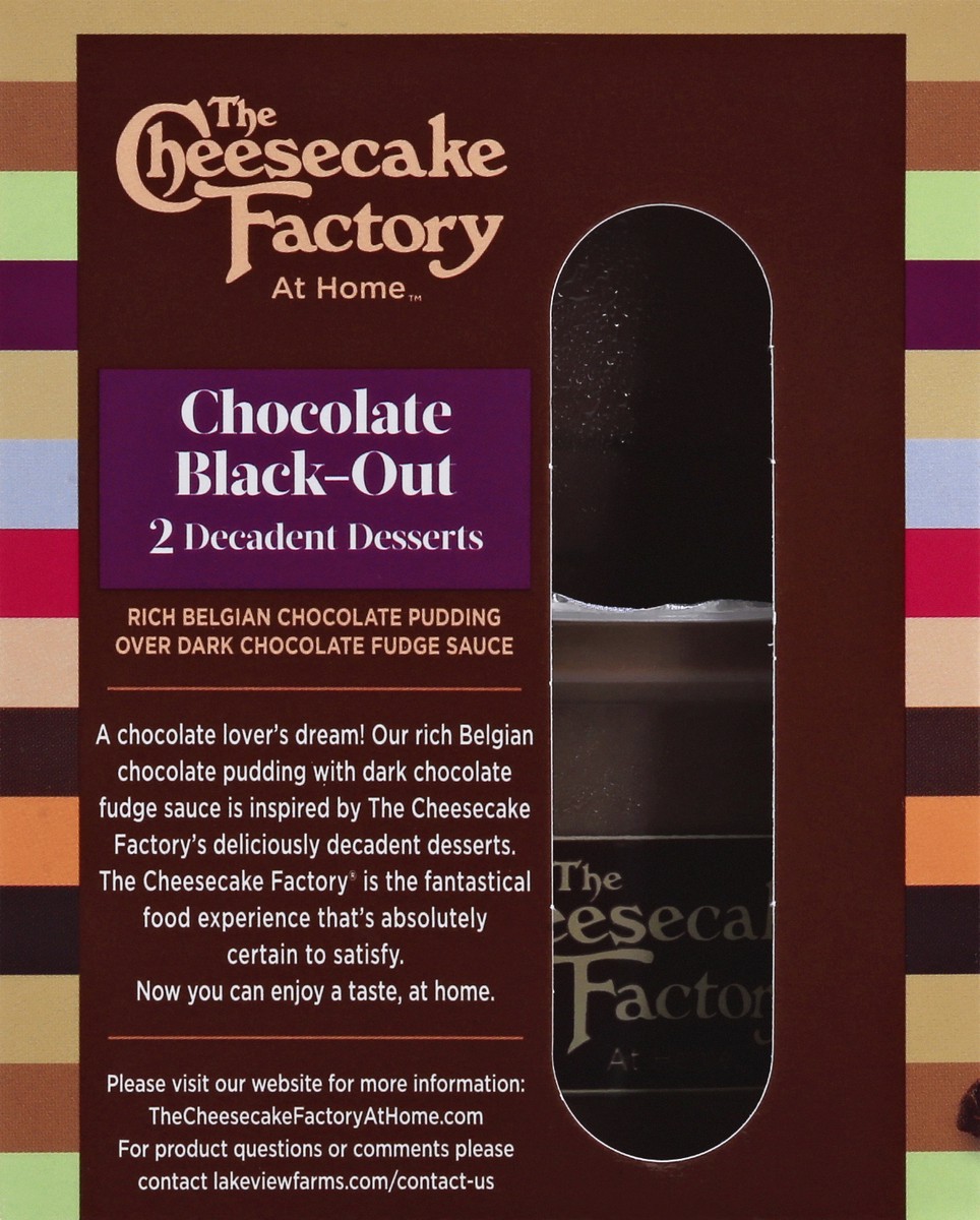 slide 5 of 13, The Cheesecake Factory At Home Cake Batter Chocolate Black-Out Decadent Desserts , 2 ct; 5.5 oz