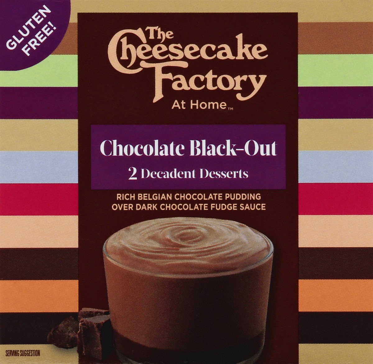 slide 6 of 13, The Cheesecake Factory At Home Cake Batter Chocolate Black-Out Decadent Desserts , 2 ct; 5.5 oz