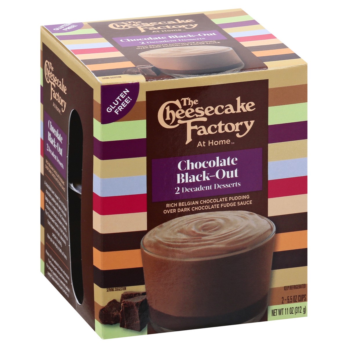 slide 7 of 13, The Cheesecake Factory At Home Cake Batter Chocolate Black-Out Decadent Desserts , 2 ct; 5.5 oz