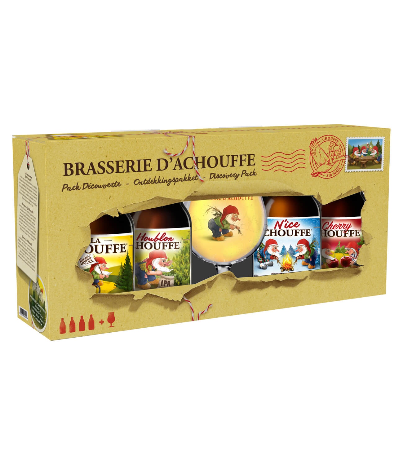 slide 1 of 1, La Chouffe Variety, 4 ct