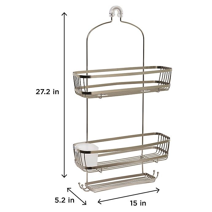 slide 8 of 9, .ORG NeverRust Extra Large Premium Stainless Steel Shower Caddy, 1 ct