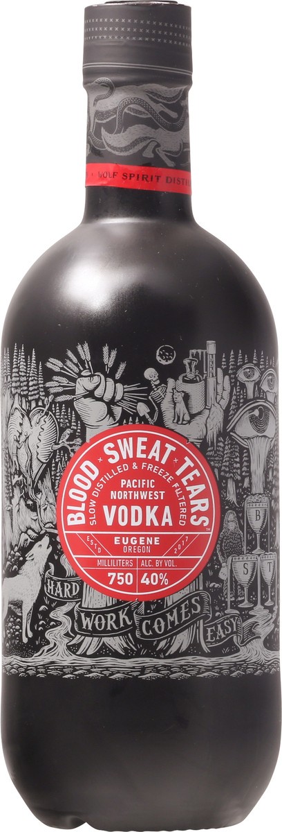 slide 6 of 9, Wolf Spirit Distillery Blood x Sweat x Tears Vodka 750 ml, 750 ml