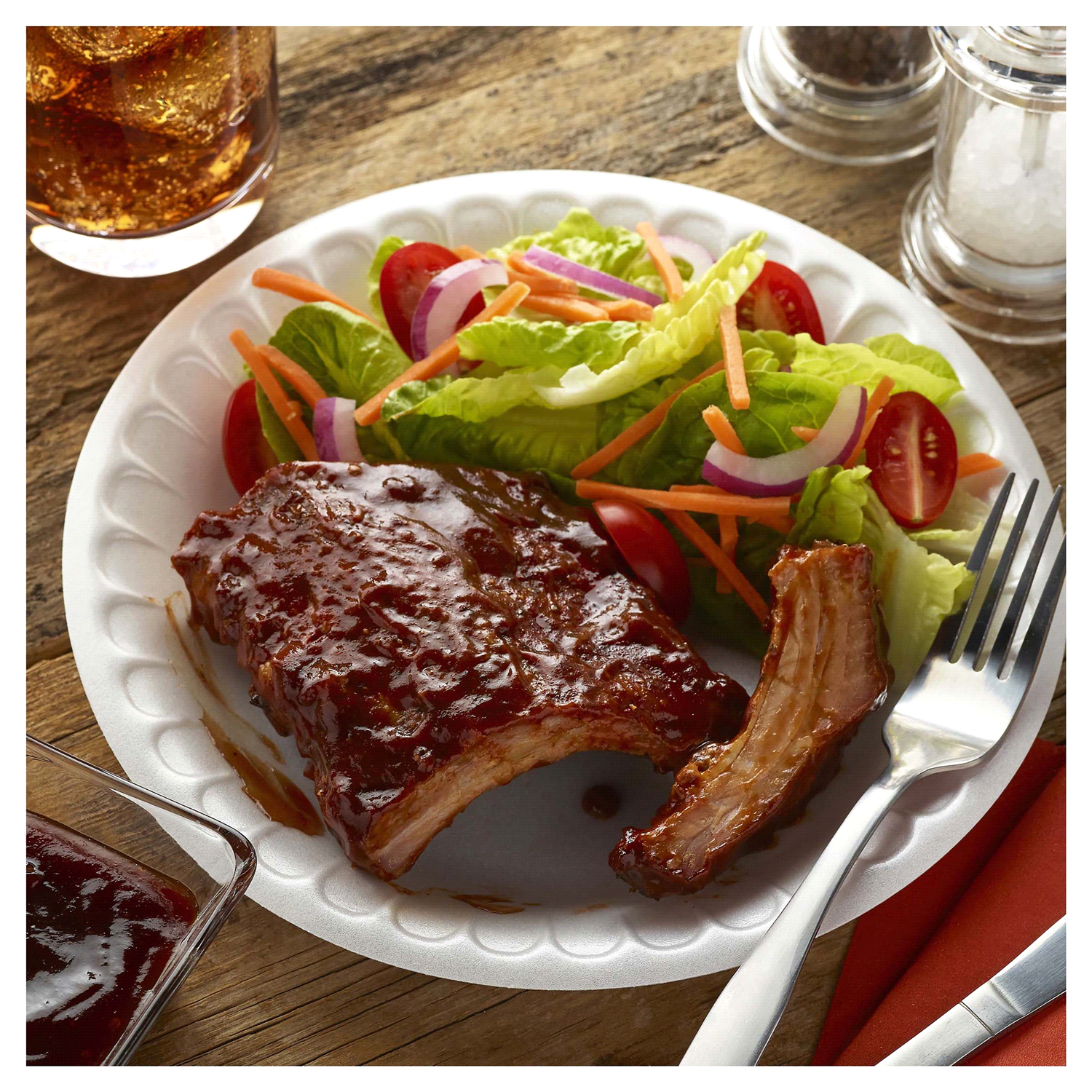 slide 2 of 4, Hefty Everyday Soak-Proof Foam Plates, White, 9 Inch, 50 Count, 50 ct