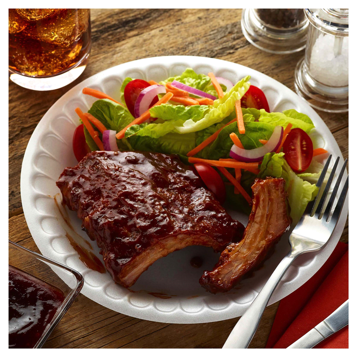 slide 2 of 4, Hefty Soak Proof Foam Plates, 130 ct