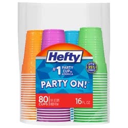Hefty 16 Fluid Ounce Cups 80 ea