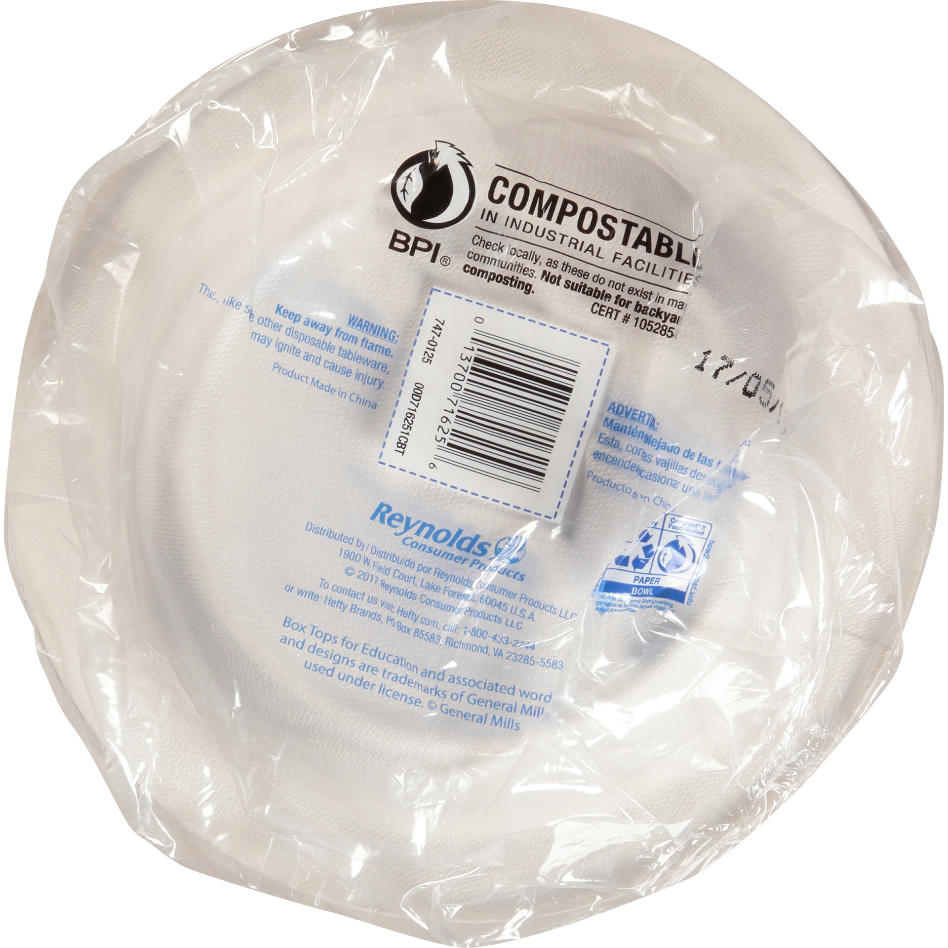 slide 4 of 4, Hefty EcoSave Compostable Bowls 25 ea, 1 ct