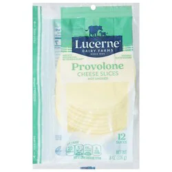 Lucerne Cheese Slices Provolone - 8 Oz