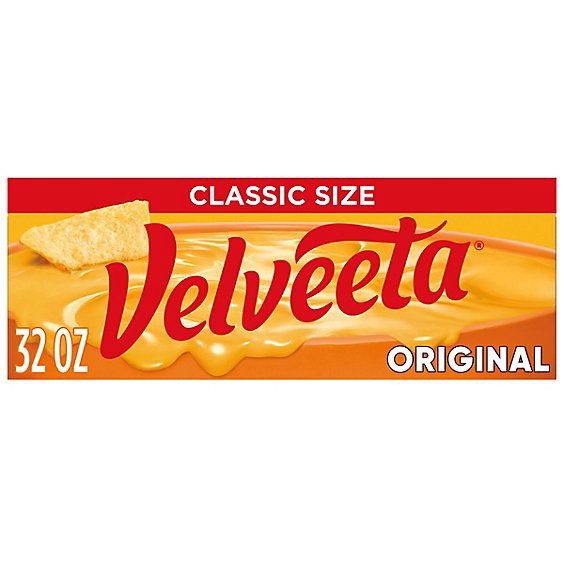 slide 1 of 1, Velveeta Original Pasteurized Recipe Cheese Product Block Classic Size - 32 Oz, 32 oz