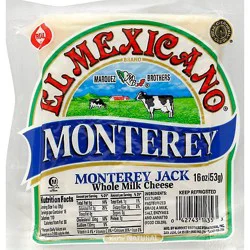 El Mexicano Queso Monterey Cheese - 16 Oz