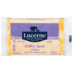 Lucerne Cheese Natural Colby Jack - 16 Oz