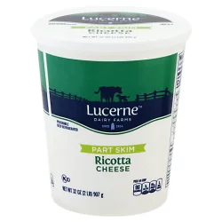 Lucerne Cheese Natural Ricotta Part Skim