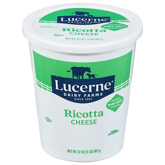 slide 1 of 1, Lucerne Cheese Natural Ricotta Part Skim - 32 Oz, 32 oz
