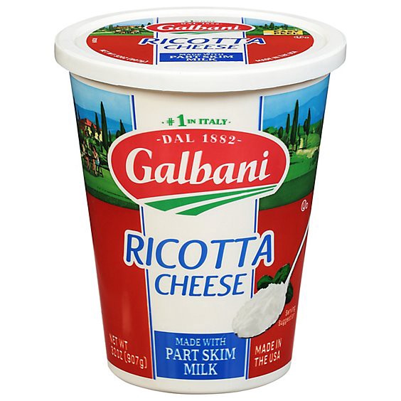 slide 1 of 1, Galbani Cheese Ricotta With Part Skim Milk - 32 Oz, 32 oz