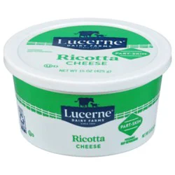 Lucerne Cheese Natural Ricotta Part Skim - 15 Oz