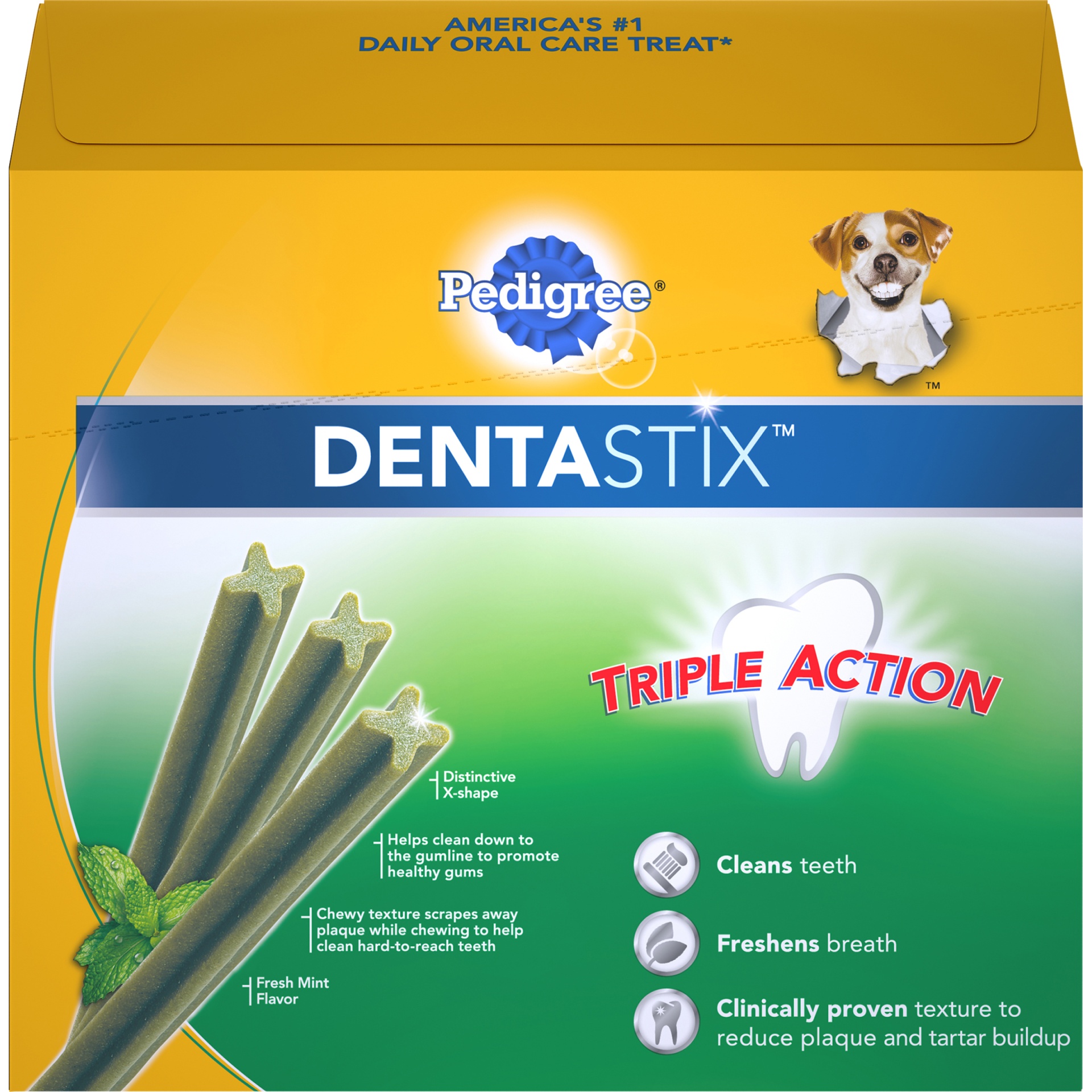 slide 7 of 9, Pedigree Dentastix Fresh Large Treats For Dogs, 28 ct