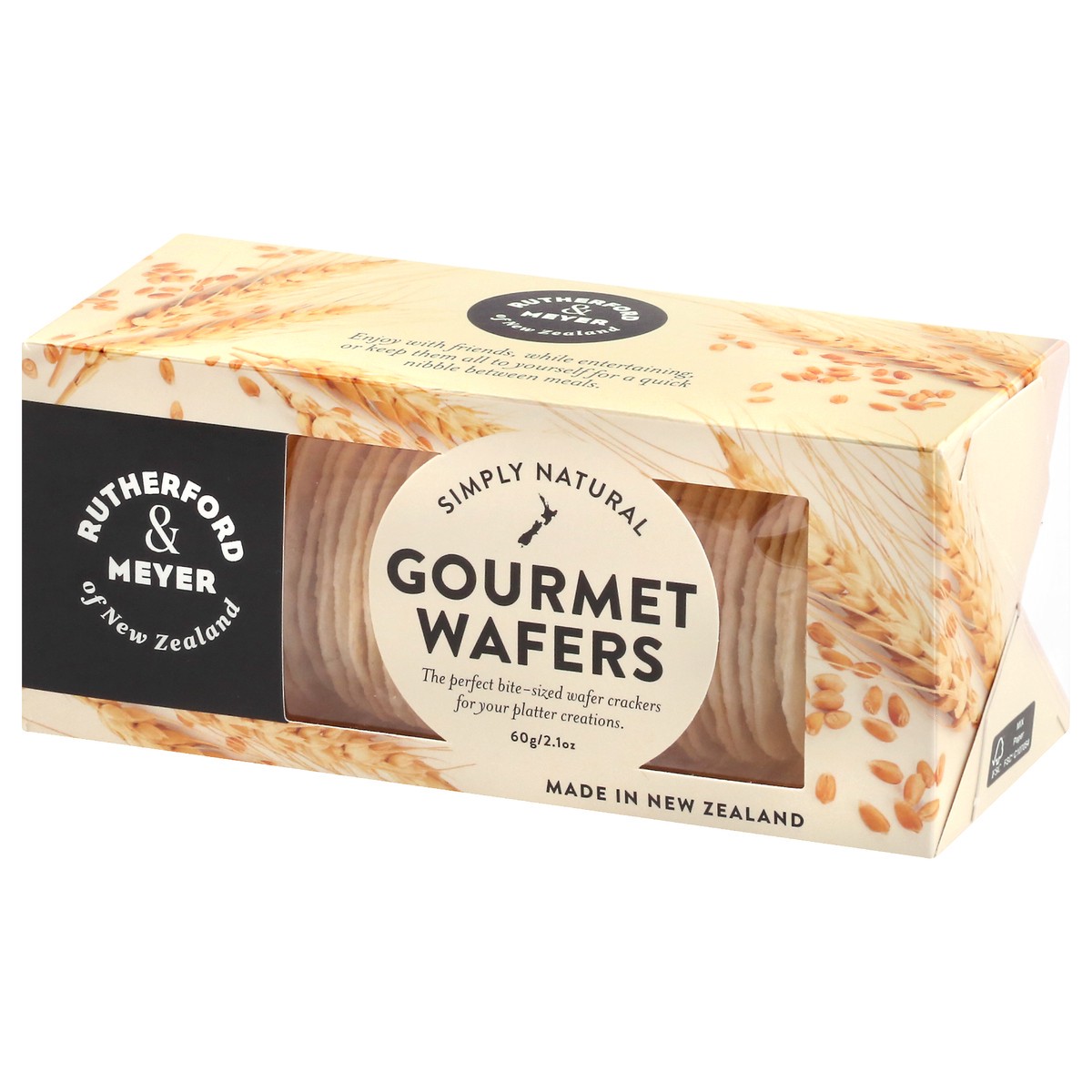 slide 7 of 13, Rutherford & Meyer Gourmet Wafers 60 g, 60 grams