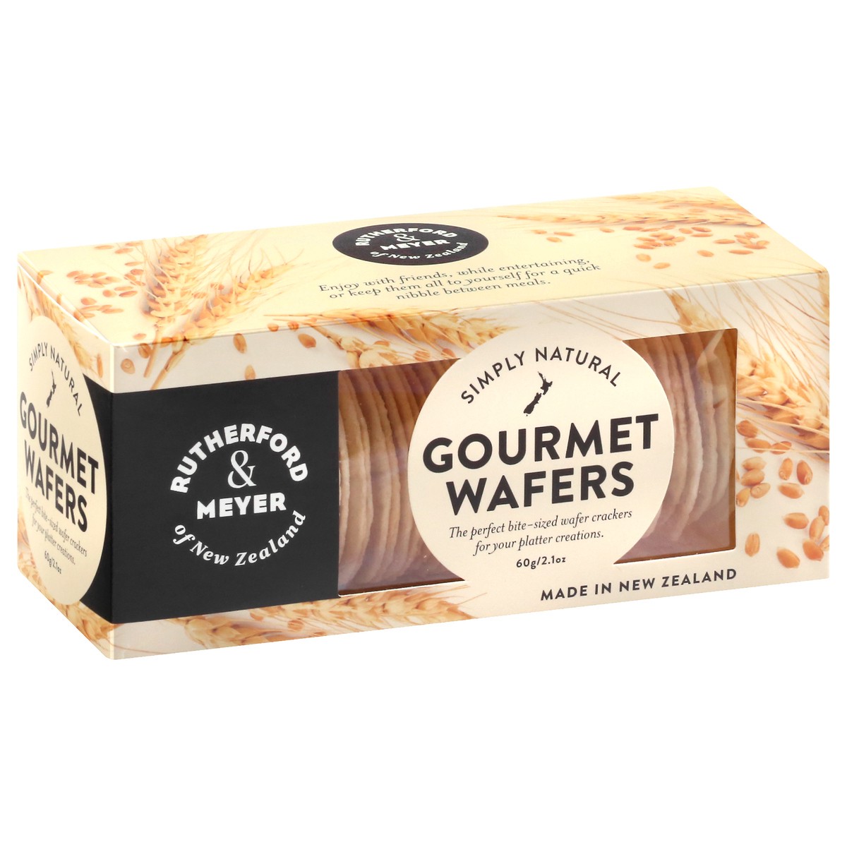 slide 13 of 13, Rutherford & Meyer Gourmet Wafers 60 g, 60 grams