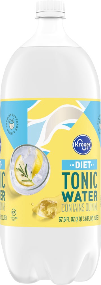 slide 4 of 4, Kroger Diet Tonic Water - 2 liter, 2 liter