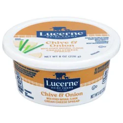 Lucerne Cream Cheese Spread With Chive & Onion - 8 Oz