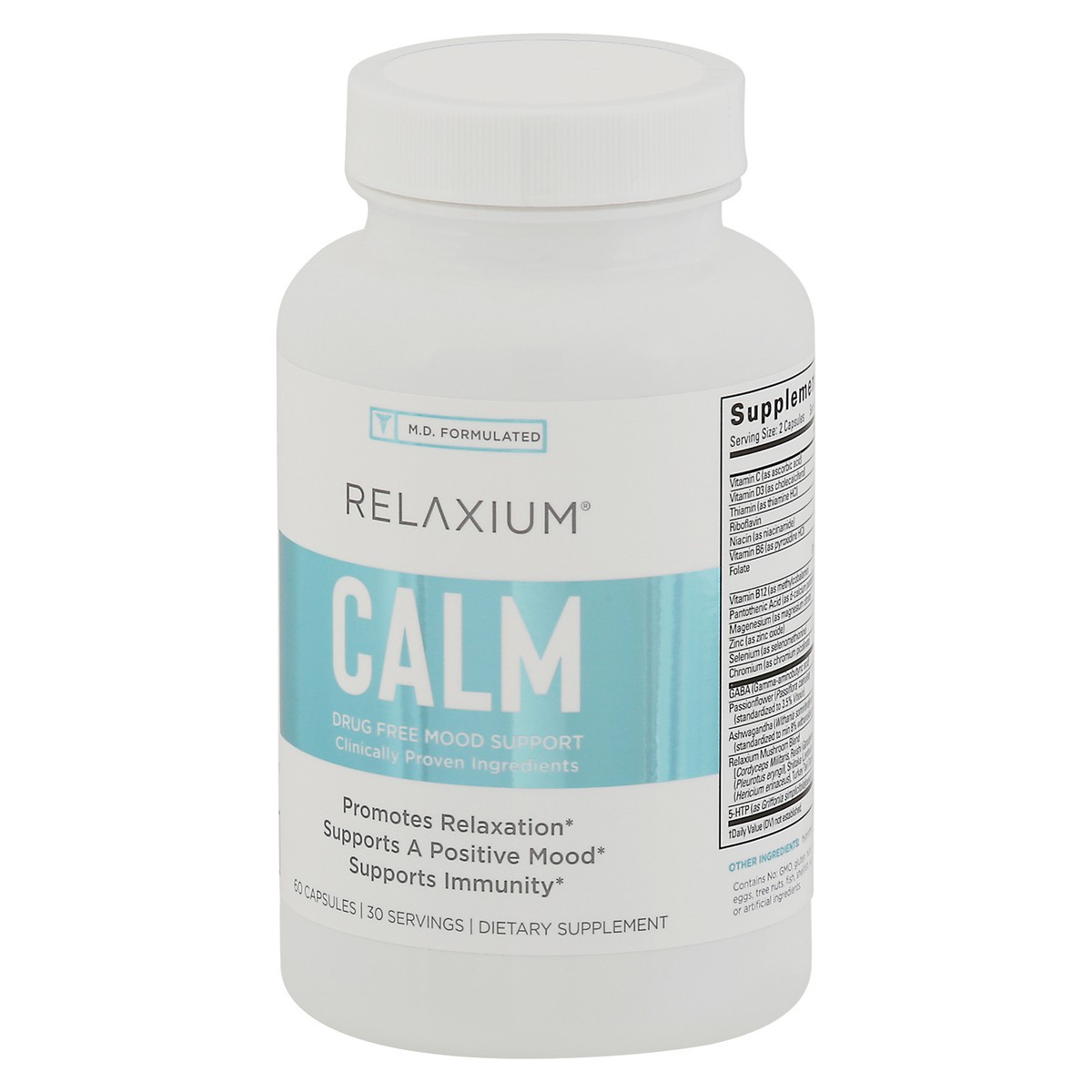 slide 6 of 13, Relaxium Calm 60 Vegan Capsules, 60 ct
