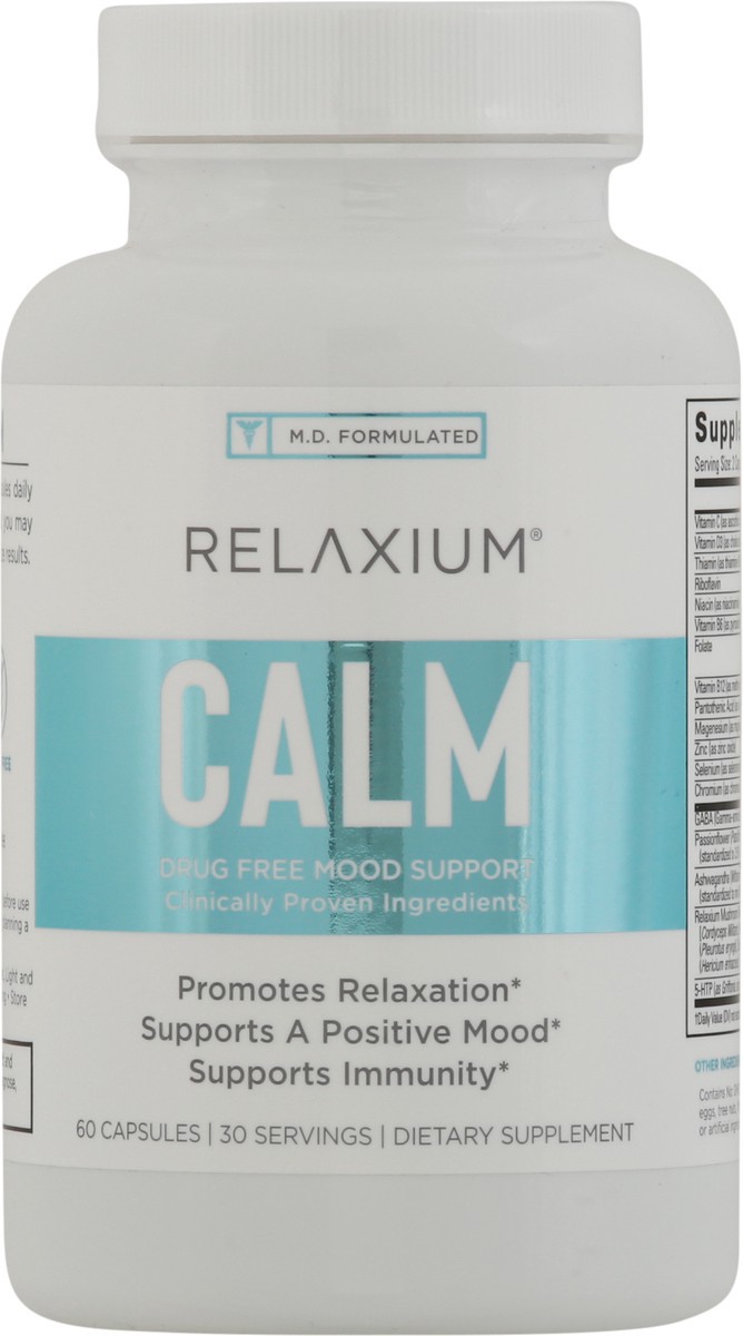 slide 10 of 13, Relaxium Calm 60 Vegan Capsules, 60 ct