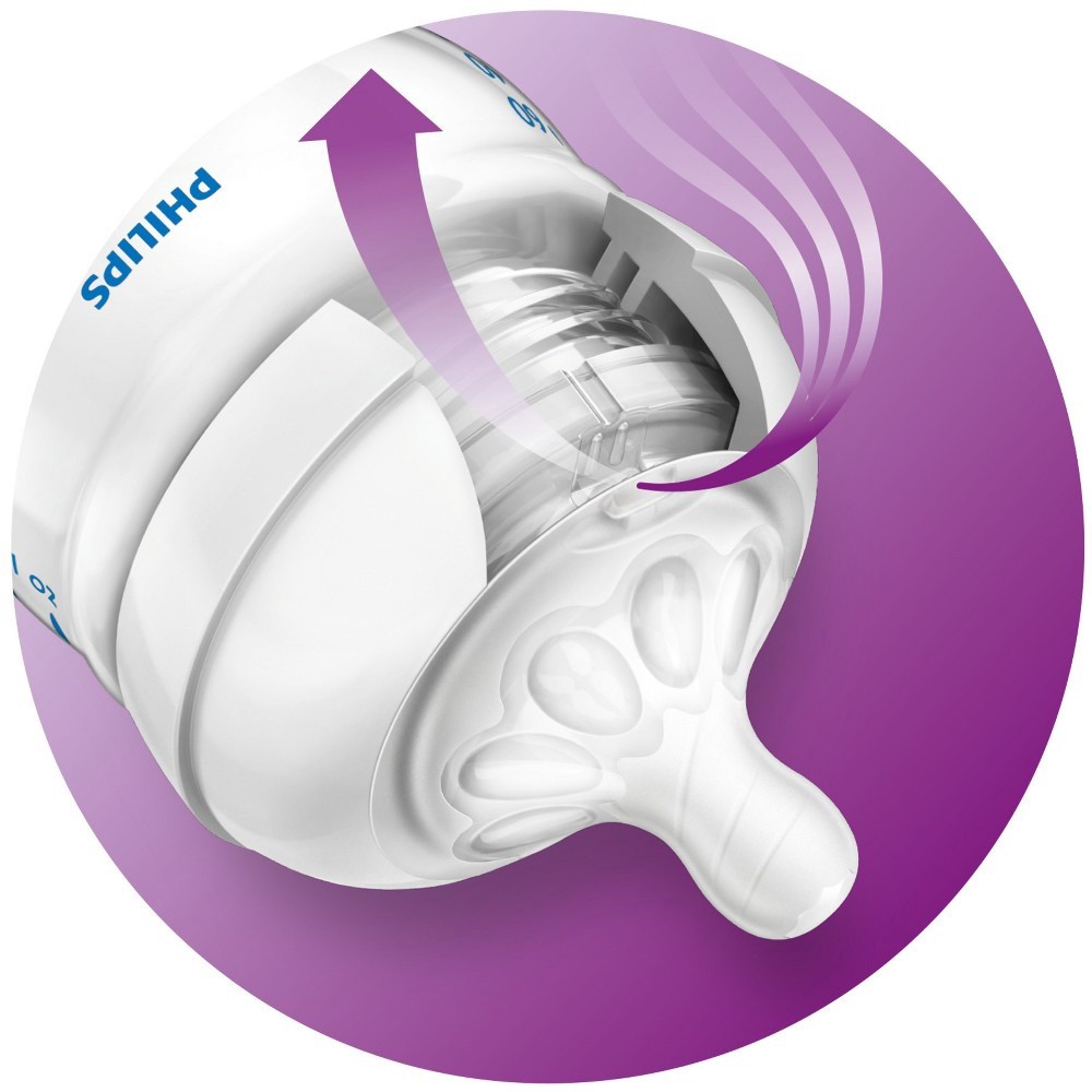 slide 2 of 10, Philips Avent Natural Baby Bottle Fast Flow Nipple, 2 ct