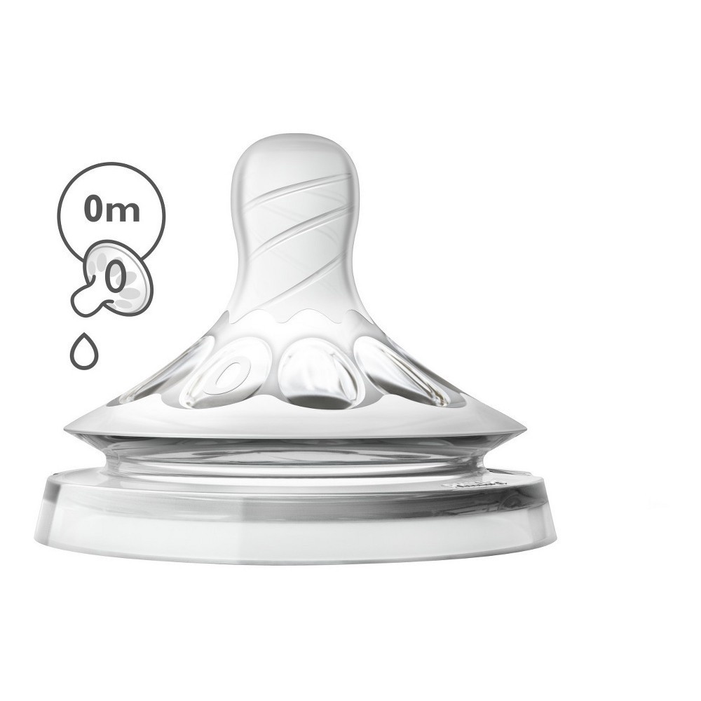 slide 5 of 10, Philips Avent Natural Baby Bottle Fast Flow Nipple, 2 ct