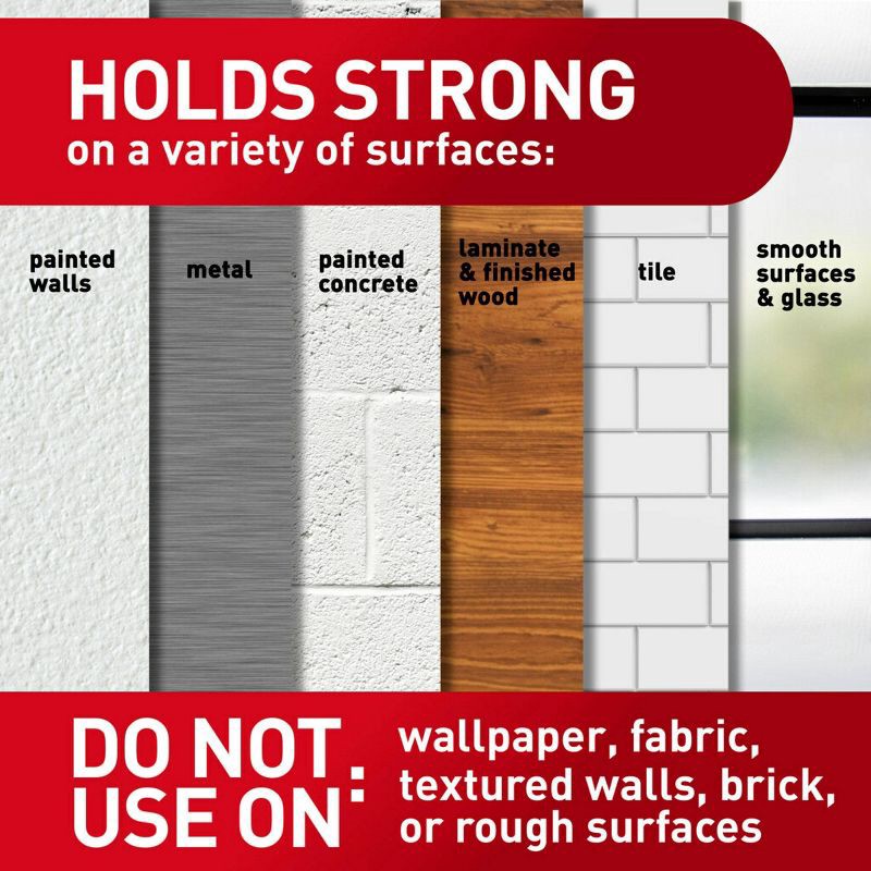 slide 18 of 23, Command Medium Picture Hanging Strips White: Adhesive Wall Mounting for Art & Stationery, 1 ct