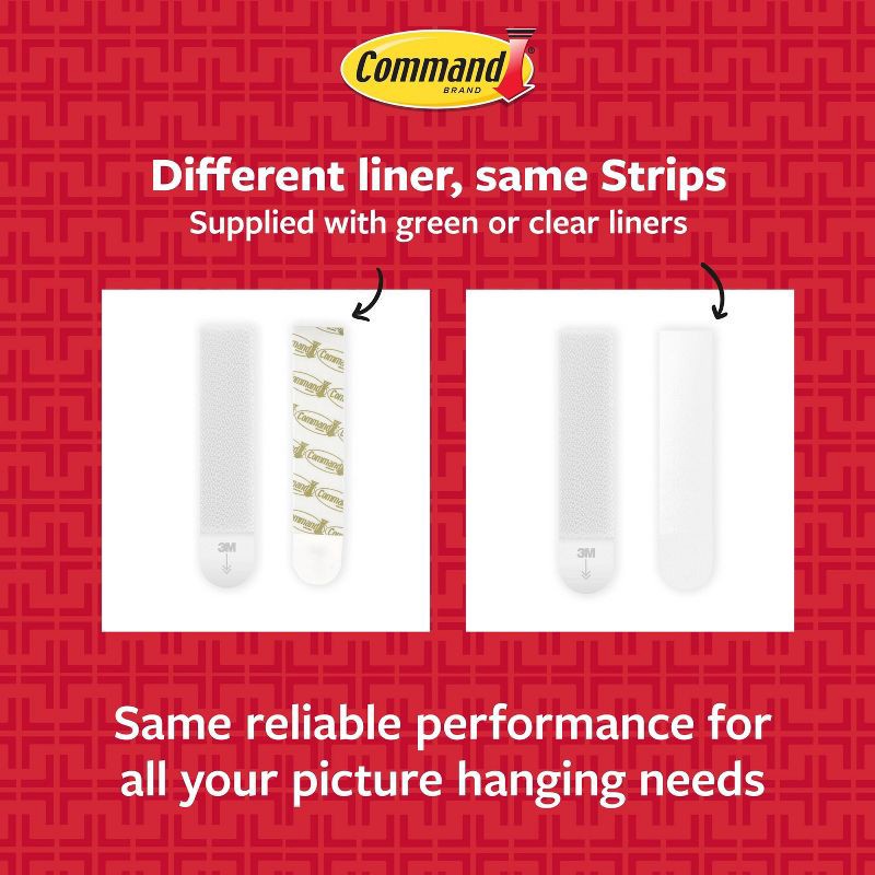 slide 6 of 20, Command Medium Picture Hanging Strips White: Adhesive Wall Mounting for Art & Stationery, 1 ct