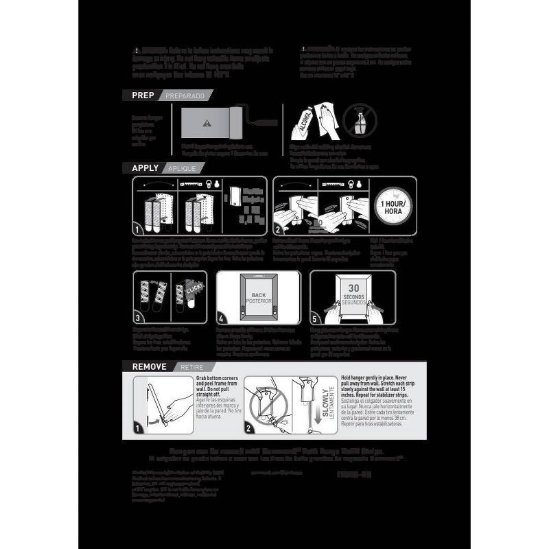 slide 10 of 13, Command JSticky Nail Wire Back Hanger White: Adhesive Hooks, Metal, 8 lb Capacity, Light Silver, 1 Pack, 8 lb, 1 ct