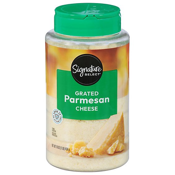 slide 1 of 1, Signature Select Grated Parmesan Cheese - 16 Oz, 16 oz