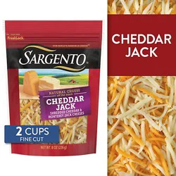 Sargento Shredded Cheddar Jack Natural Cheese - 8 Oz