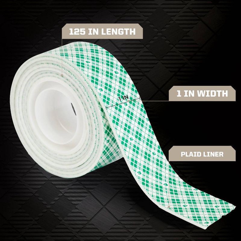 slide 3 of 11, Scotch Heavy Duty Mounting Tape: Double Sided Heavy Duty Wall Tape, White, Plastic, 1 Pack, 1 ct