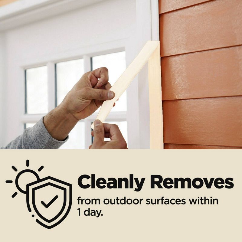 slide 16 of 17, Scotch 1'' Masking Tape: Beige Adhesive Roll for Art & Office Use, 1 ct