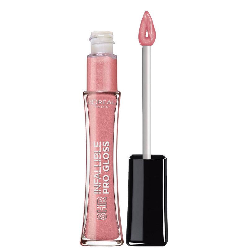 slide 1 of 3, L'Oreal Paris Infallible 8HR Pro Lip Gloss with Hydrating Finish - 115 Blush - 0.21 fl oz, 0.21 fl oz