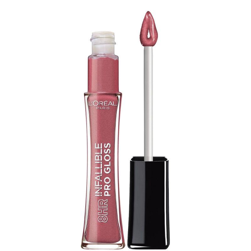 slide 1 of 6, L'Oreal Paris Infallible 8HR Pro Lip Gloss with Hydrating Finish - 505 Modern Mauve - 0.21 fl oz, 0.21 fl oz