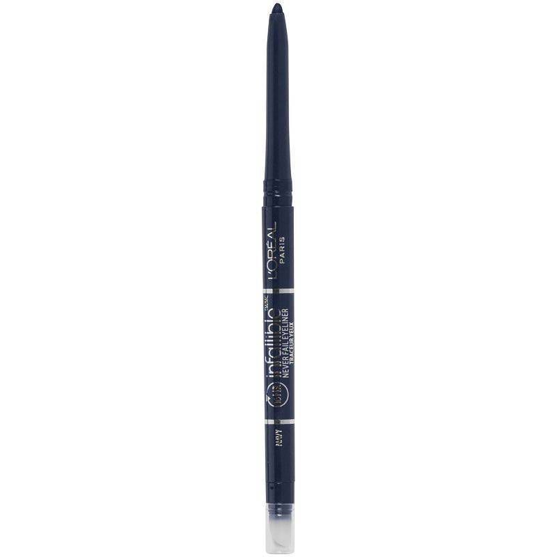 slide 1 of 8, L'Oreal Paris Infallible Never Fail 16hr Eyeliner Pencil - Navy 541 - 0.01 oz, 0.008 oz