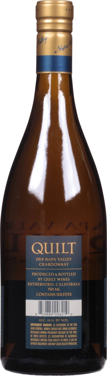 slide 8 of 11, Quilt Napa Valley Chardonnay 750 ml Bottle, 750 ml