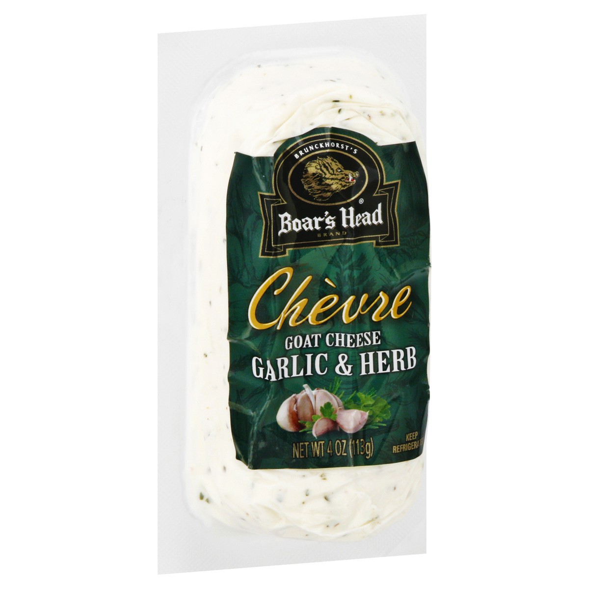 slide 6 of 9, Boar's Head Garlic Goat Cheese, 4 oz