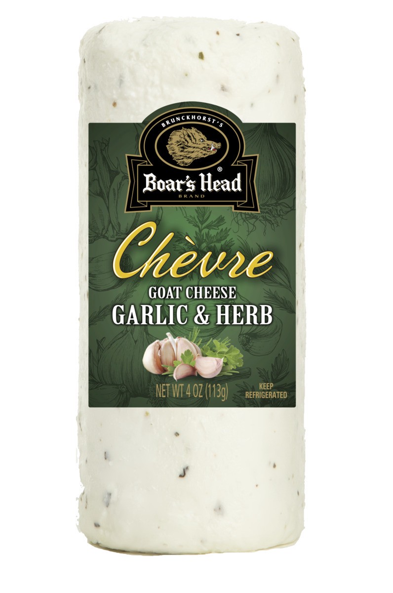 slide 1 of 9, Boar's Head Garlic Goat Cheese, 4 oz