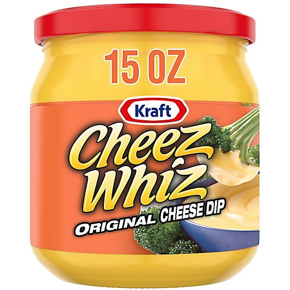 slide 1 of 1, Cheez Whiz Original Cheese Dip Jar - 15 Oz, 15 oz