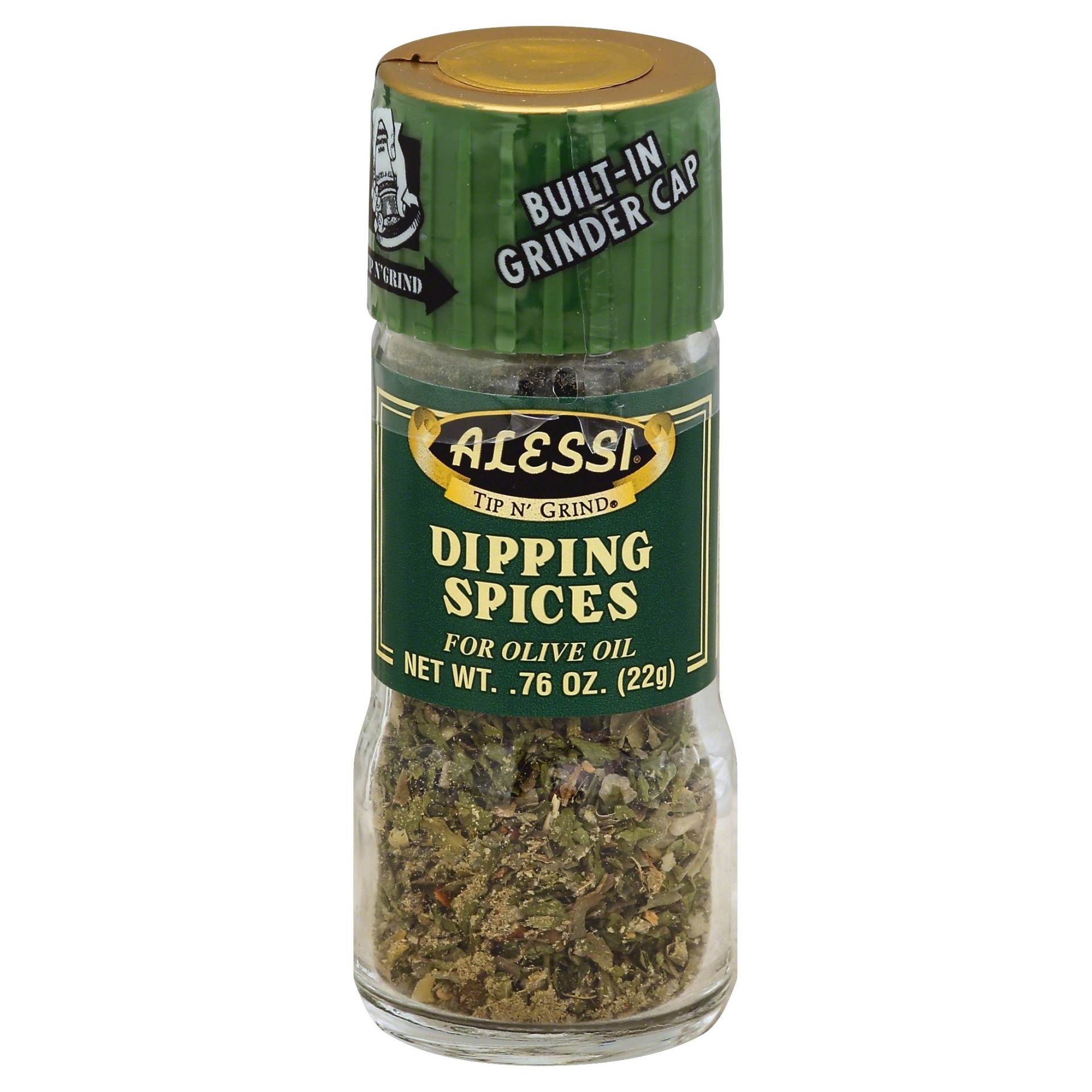 slide 1 of 1, Alessi Olive Oil Dipping Spices Grinder, 0.76 oz