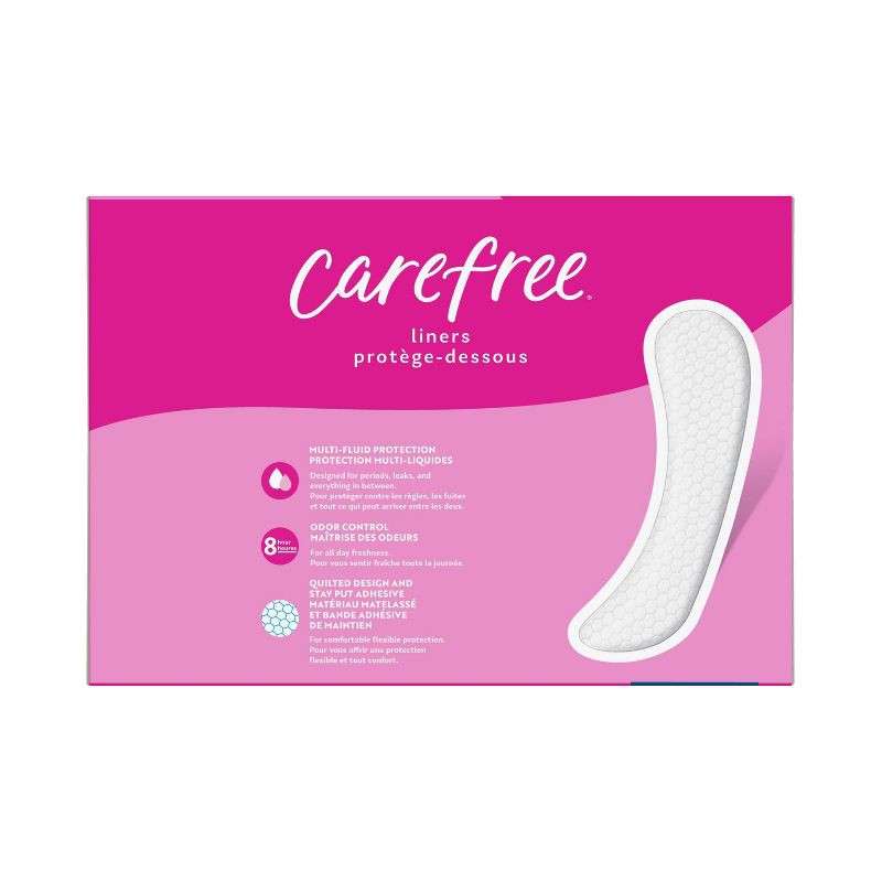 slide 8 of 9, Carefree Unwrapped Unscented Panty Liners - 92ct, 92 ct