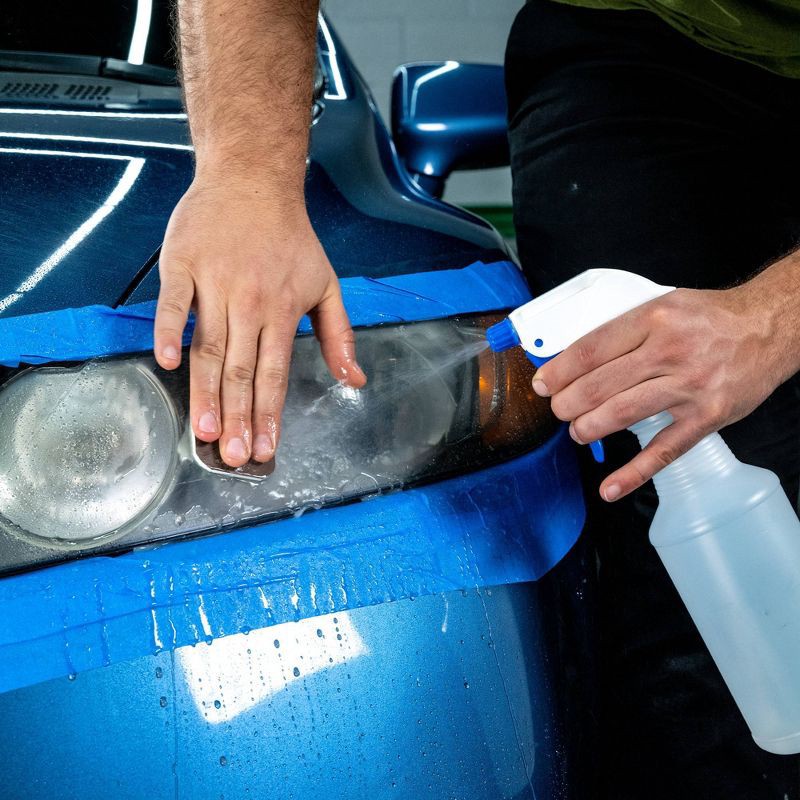 slide 5 of 7, Turtle Wax Headlight Lens Restorer Kit: Liquid Cleaner for Headlamp Refurbishment & Conditioning, Prevents Discoloration, 1 ct