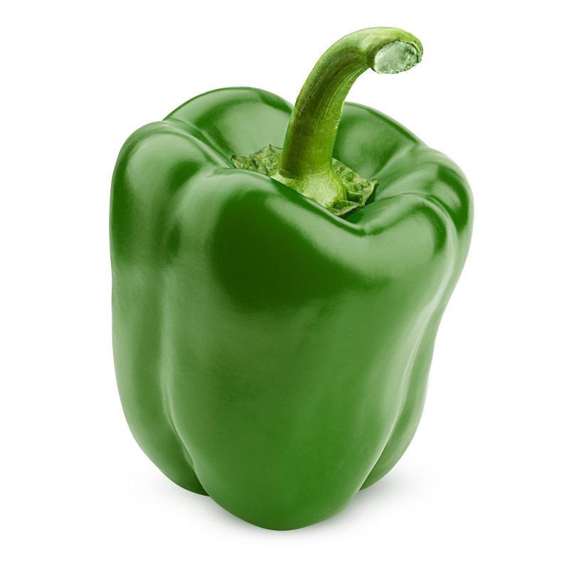 slide 1 of 4, Green Bell Pepper - each, 1 ct