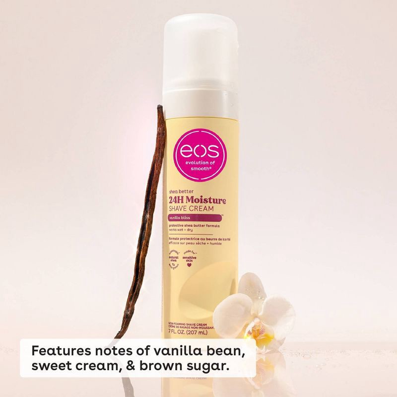 slide 3 of 8, eos Shea Better Women's Shave Cream - Vanilla Bliss - 7 fl oz, 7 fl oz