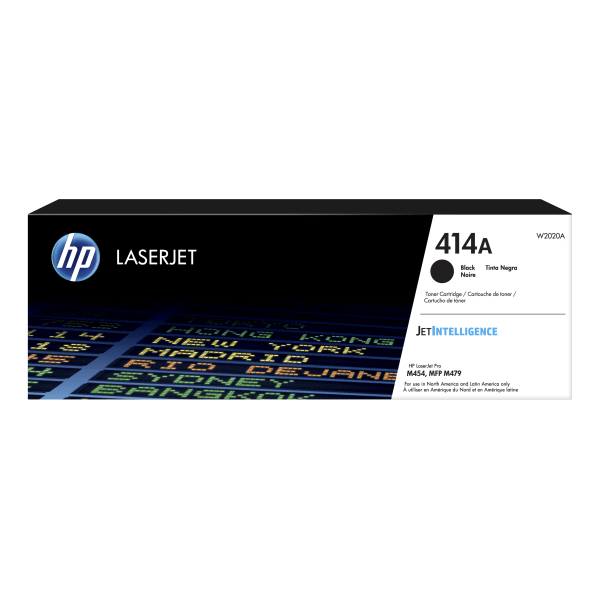 slide 1 of 1, HP 414A Black Toner Cartridge (W2020A), 1 ct