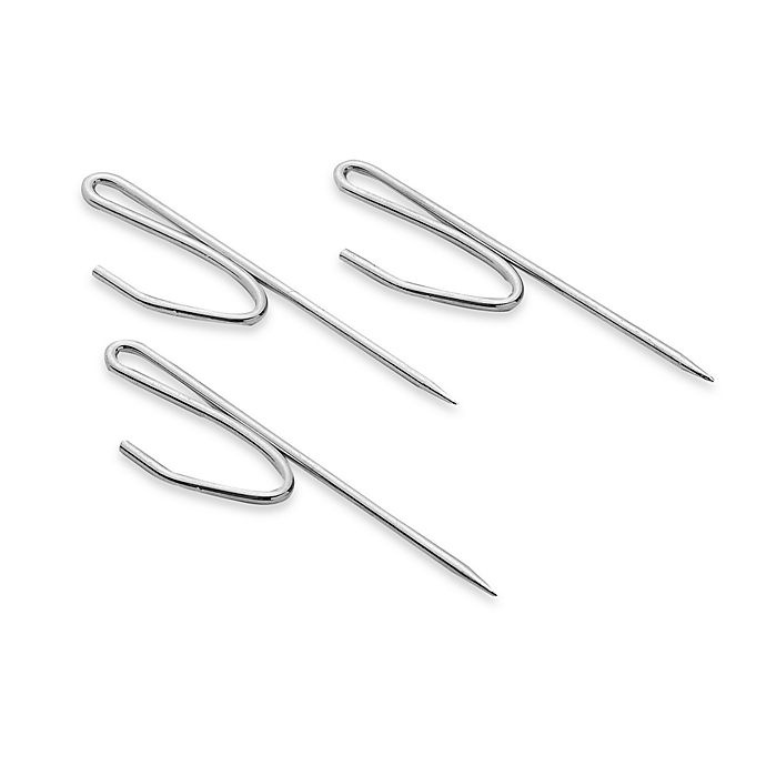 slide 1 of 1, Wamsutta Long Pin-On Hooks for Traverse Rods, 14 ct